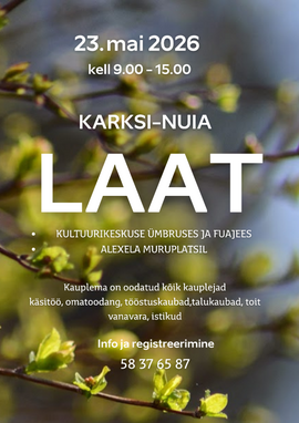 Laat kultuurikeskuse ümbruses, fuajees ja AlexelA platsil